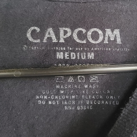 Capcom Heros Gallery Mens Black Graphoc Short Sleeve T-Shirt M - Picture 2 of 8